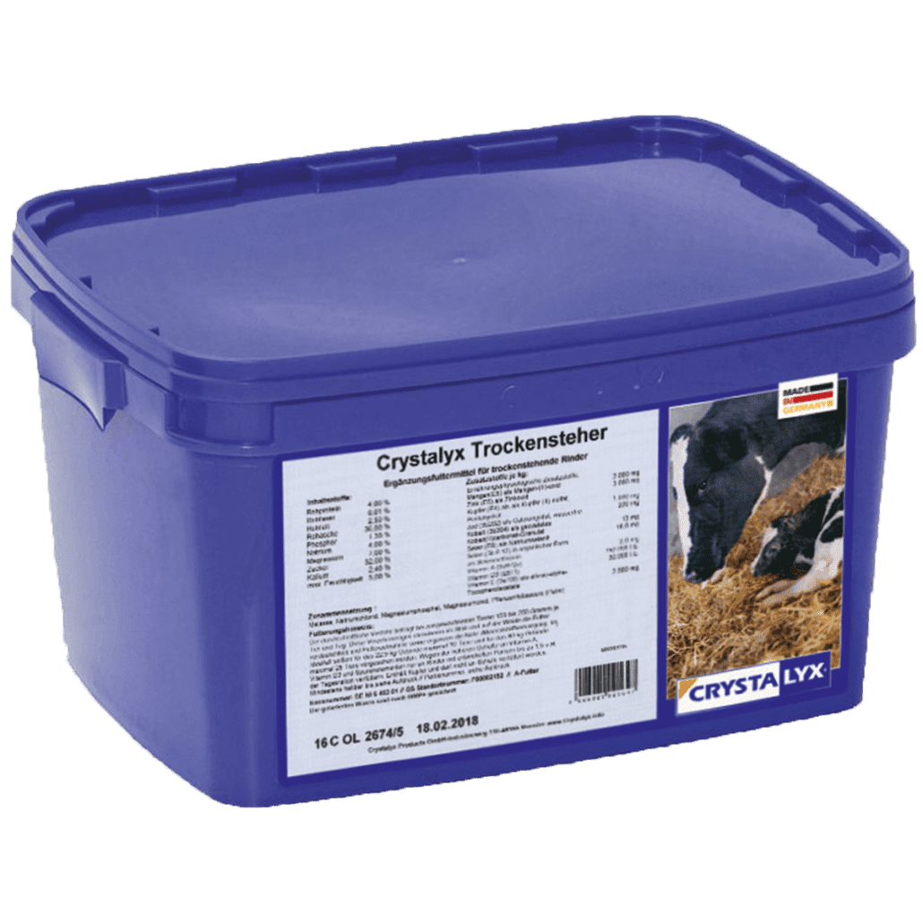 Crystalyx Trockensteher 22.5kg CRYSTALYX Szárazonálló (Trockensteher) energiatakarmány 22,5 kg